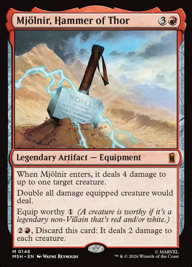 Card image of Mjölnir, Hammer of Thor