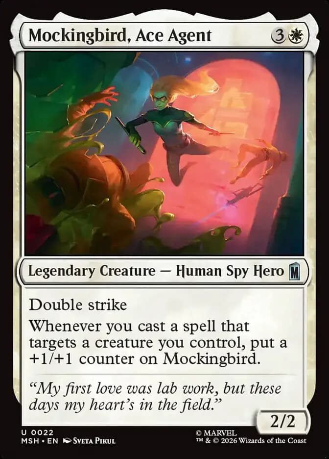 Card image of Mockingbird, Ace Agent