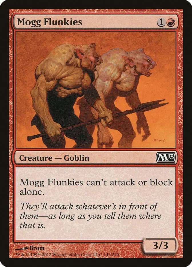 Card image of Mogg Flunkies