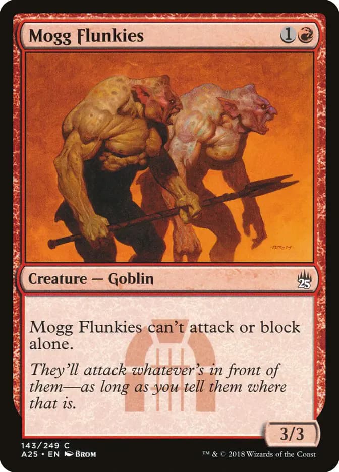 Card image of Mogg Flunkies
