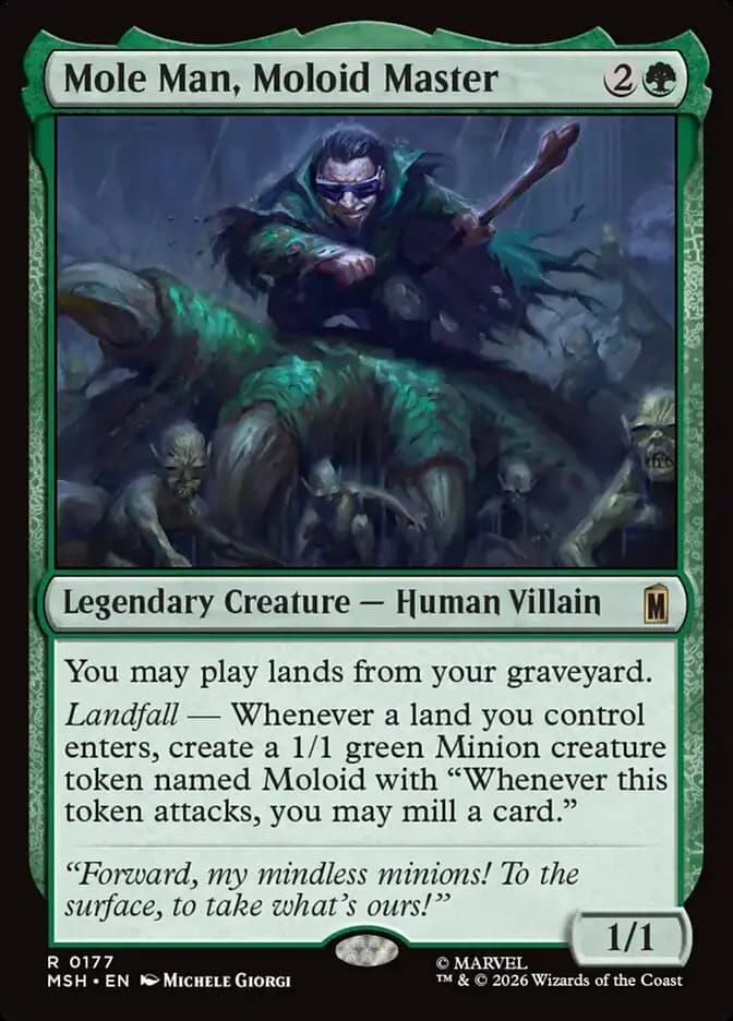 Card image of Mole Man, Moloid Master