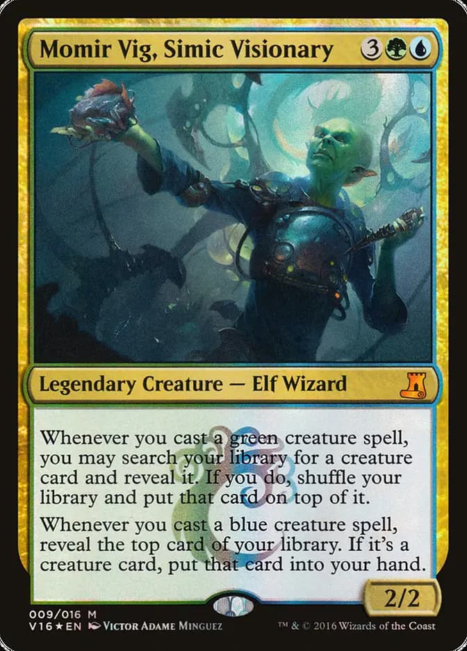 Card image of Momir Vig, Simic Visionary