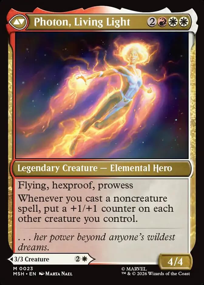 Card image of Monica Rambeau / Photon, Living Light