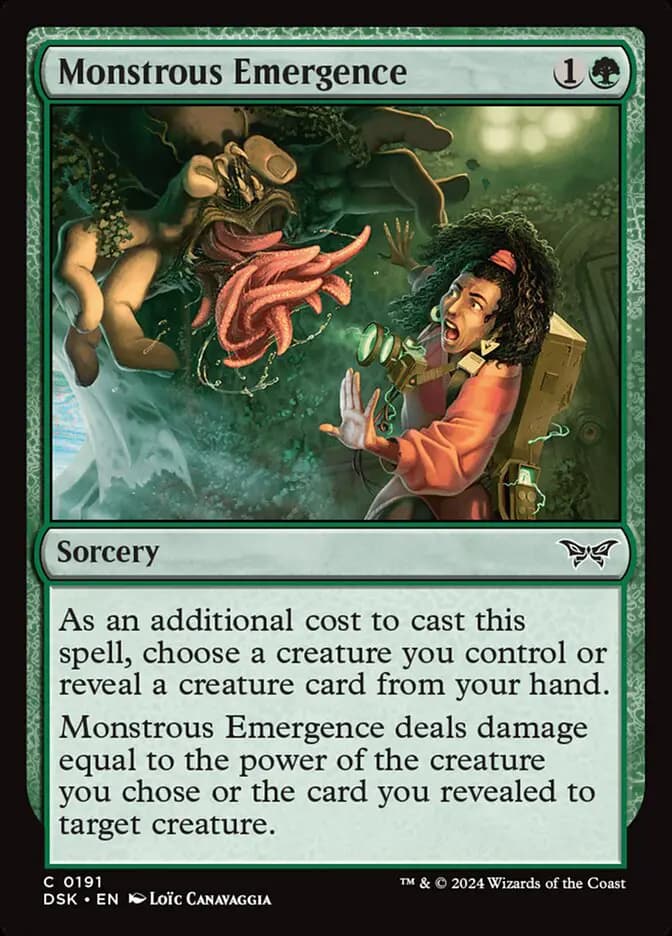 Card image of Monstrous Emergence