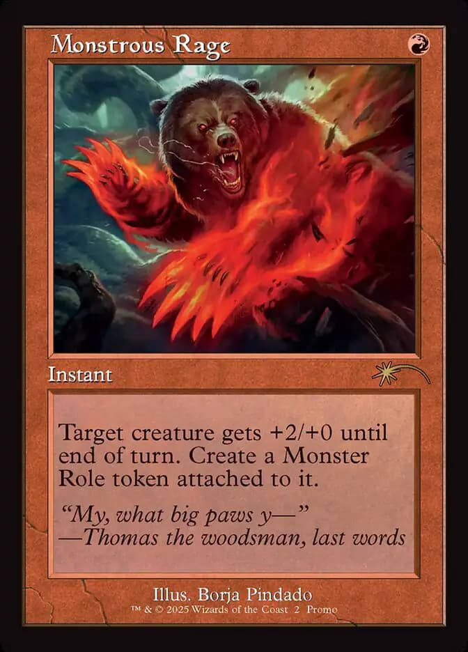 Card image of Monstrous Rage