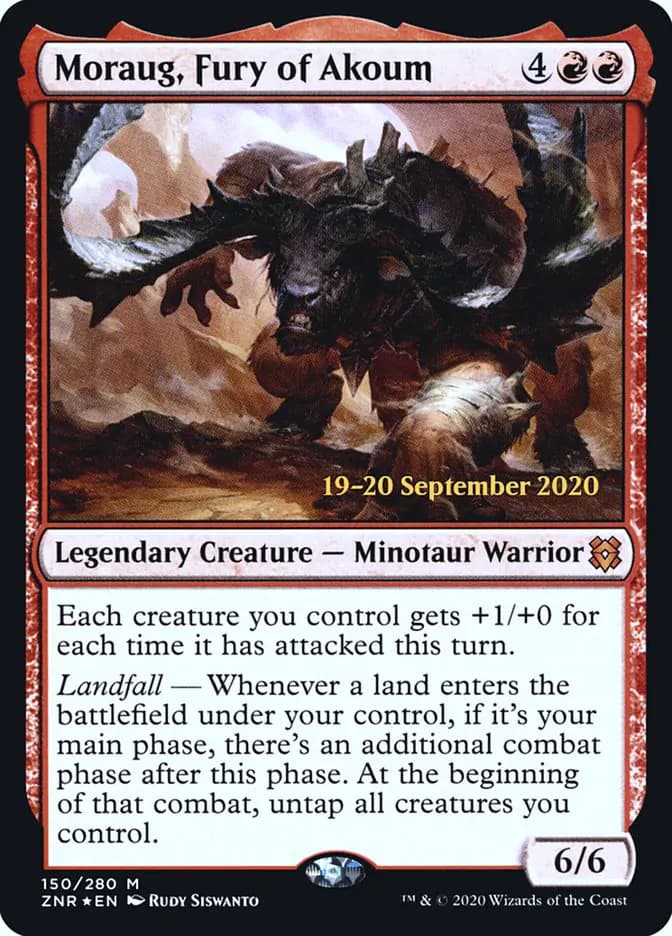 Card image of Moraug, Fury of Akoum