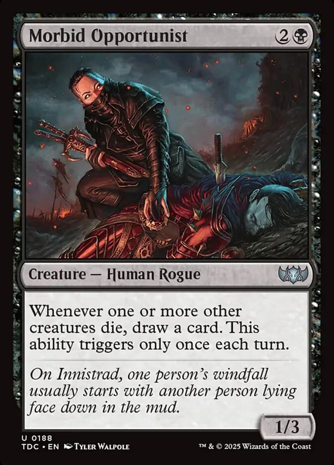Card image of Morbid Opportunist