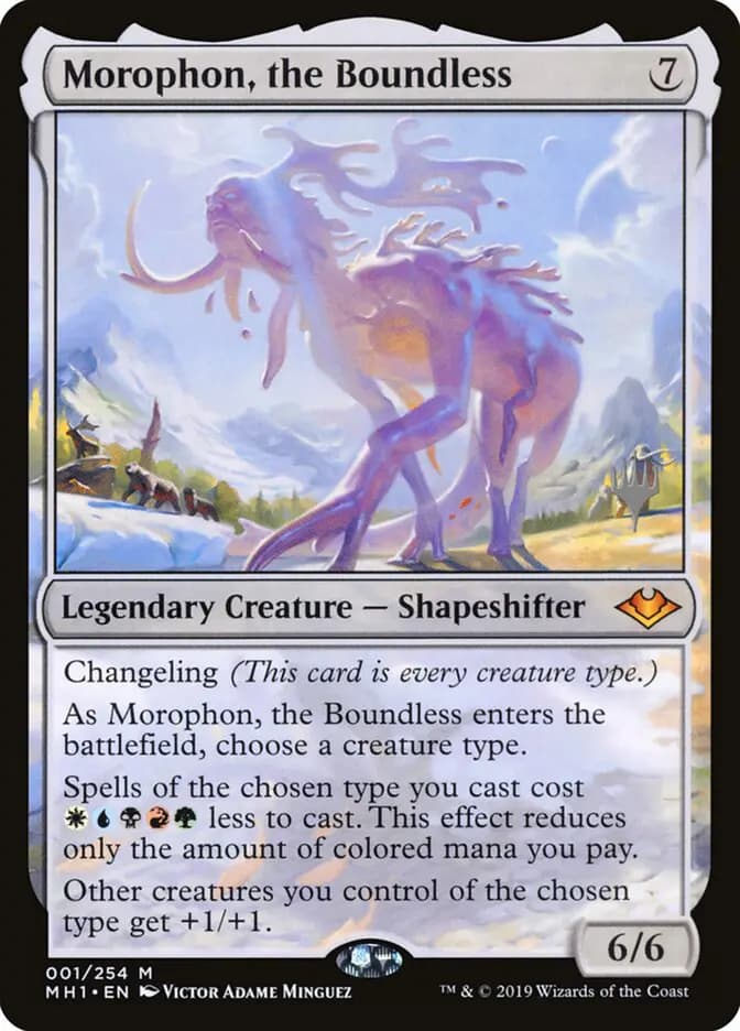 Card image of Morophon, the Boundless