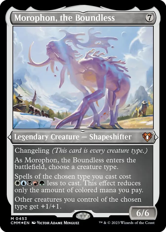Card image of Morophon, the Boundless