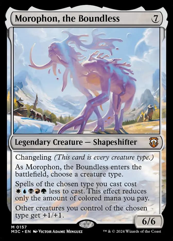 Card image of Morophon, the Boundless