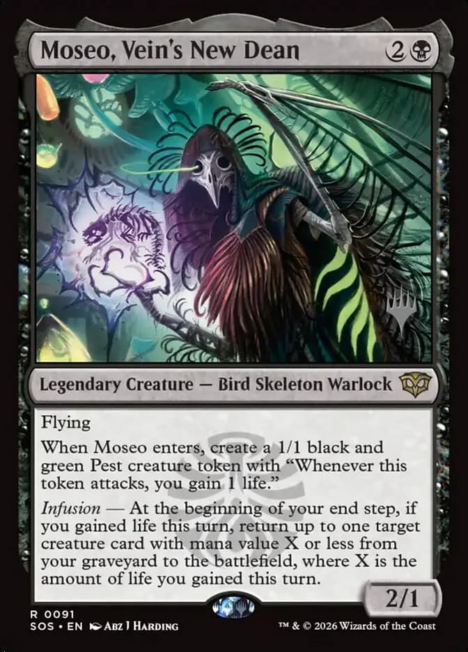 Card image of Moseo, Vein's New Dean