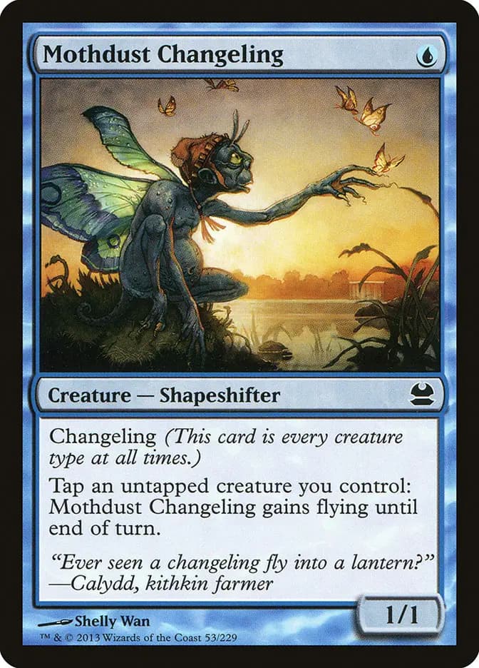 Card image of Mothdust Changeling