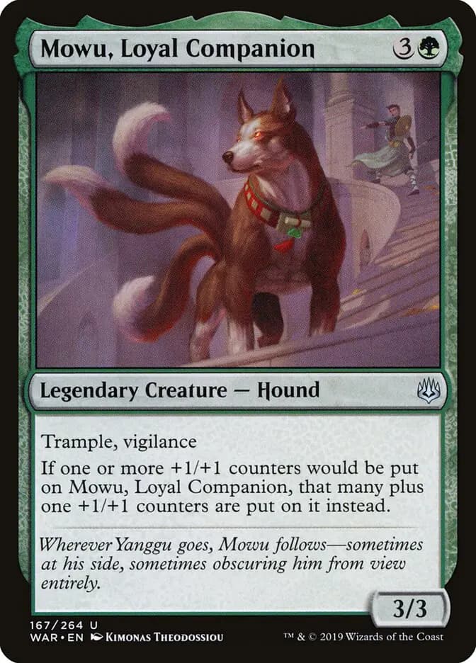 Card image of Mowu, Loyal Companion