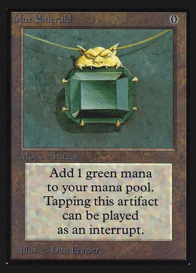 Card image of Mox Emerald