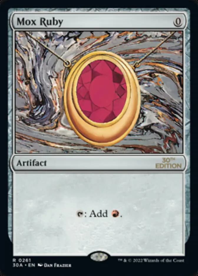 Card image of Mox Ruby