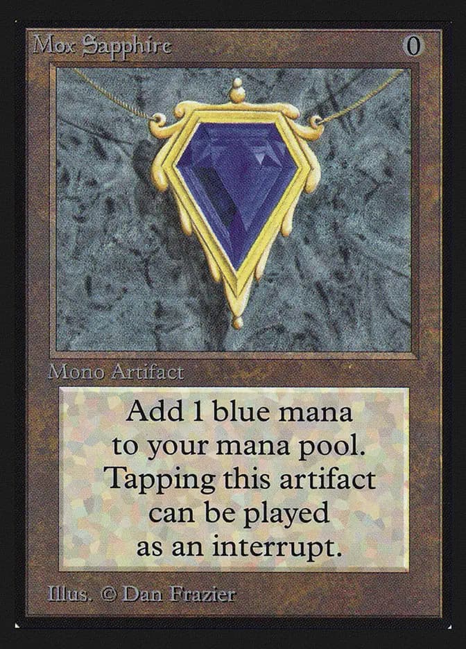 Card image of Mox Sapphire
