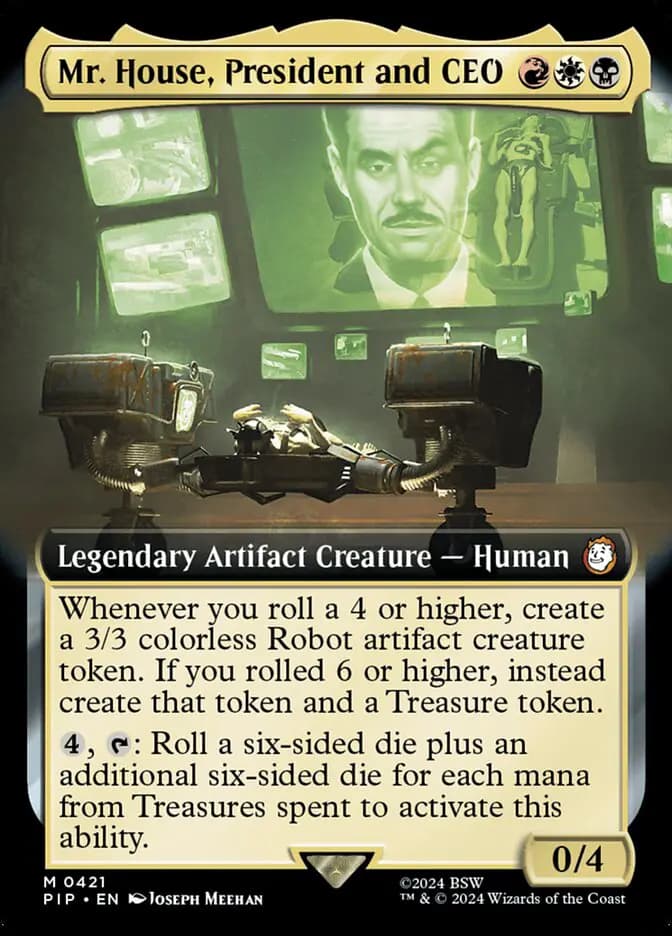 Card image of Mr. House, President and CEO