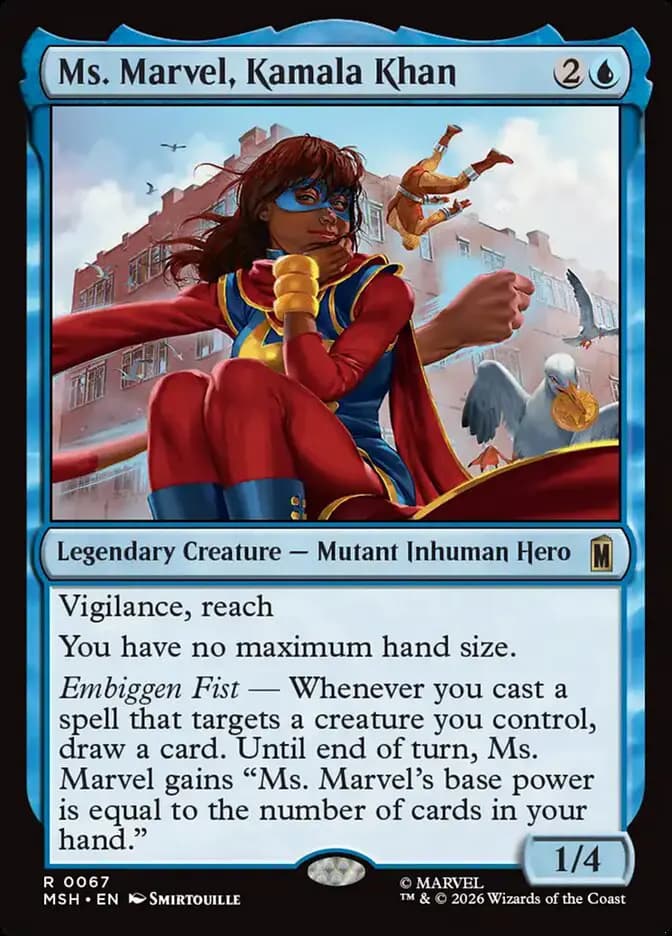 Card image of Ms. Marvel, Kamala Khan