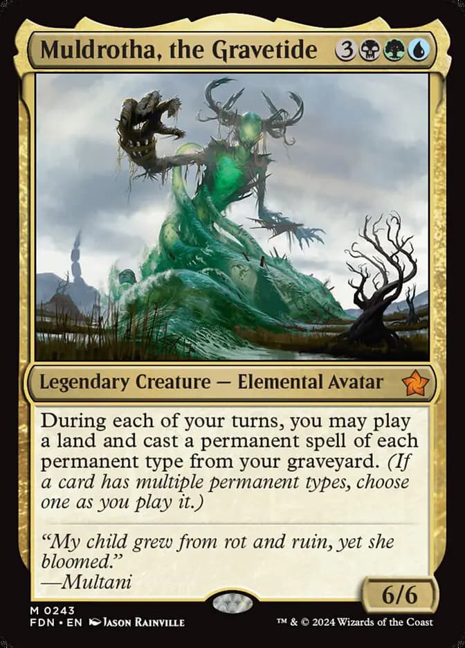 Card image of Muldrotha, the Gravetide
