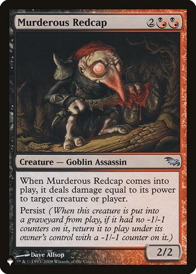 Card image of Murderous Redcap