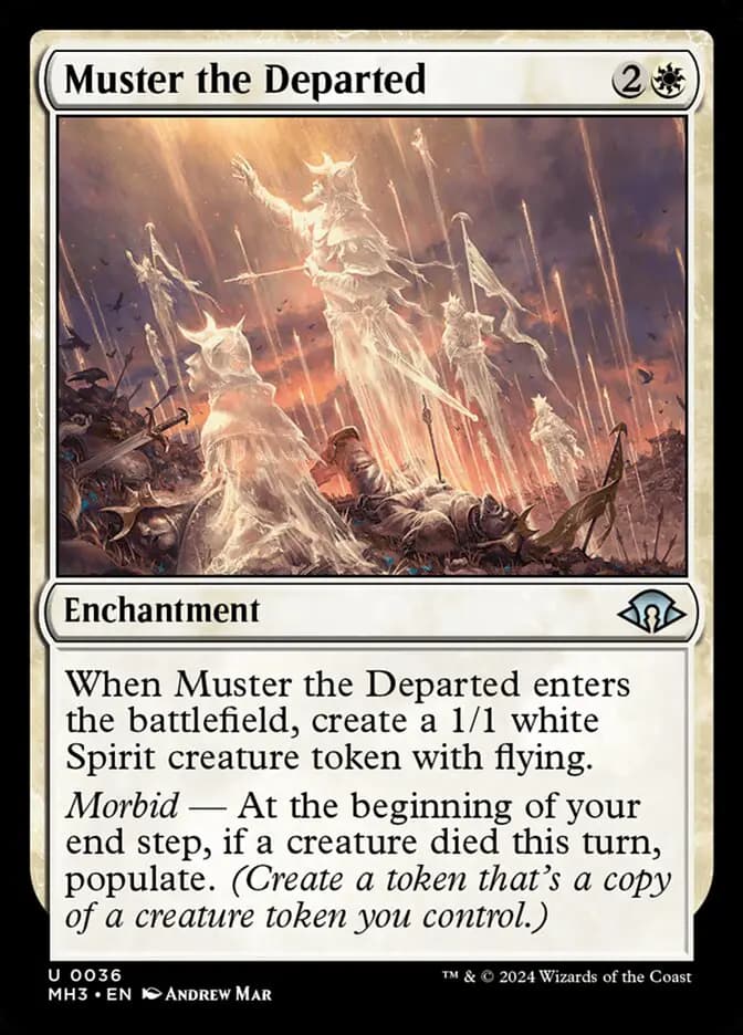 Card image of Muster the Departed