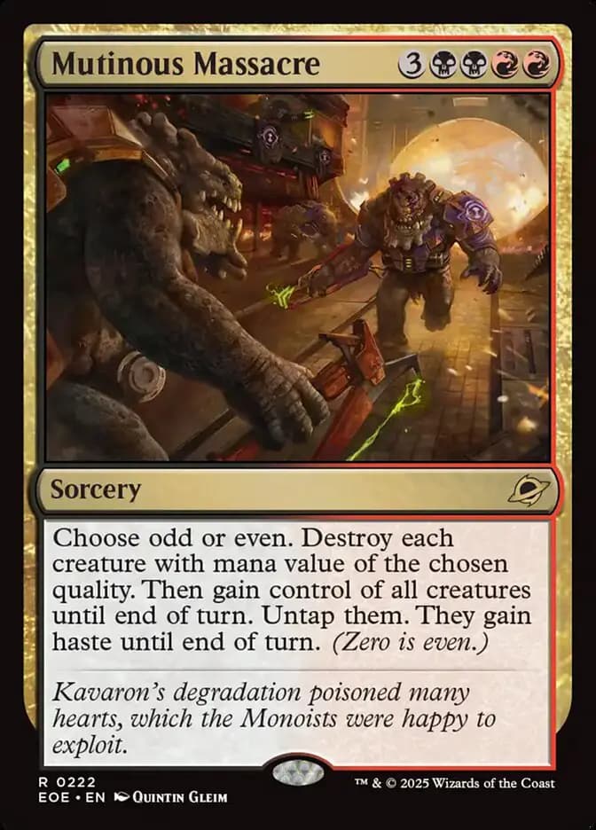 Card image of Mutinous Massacre