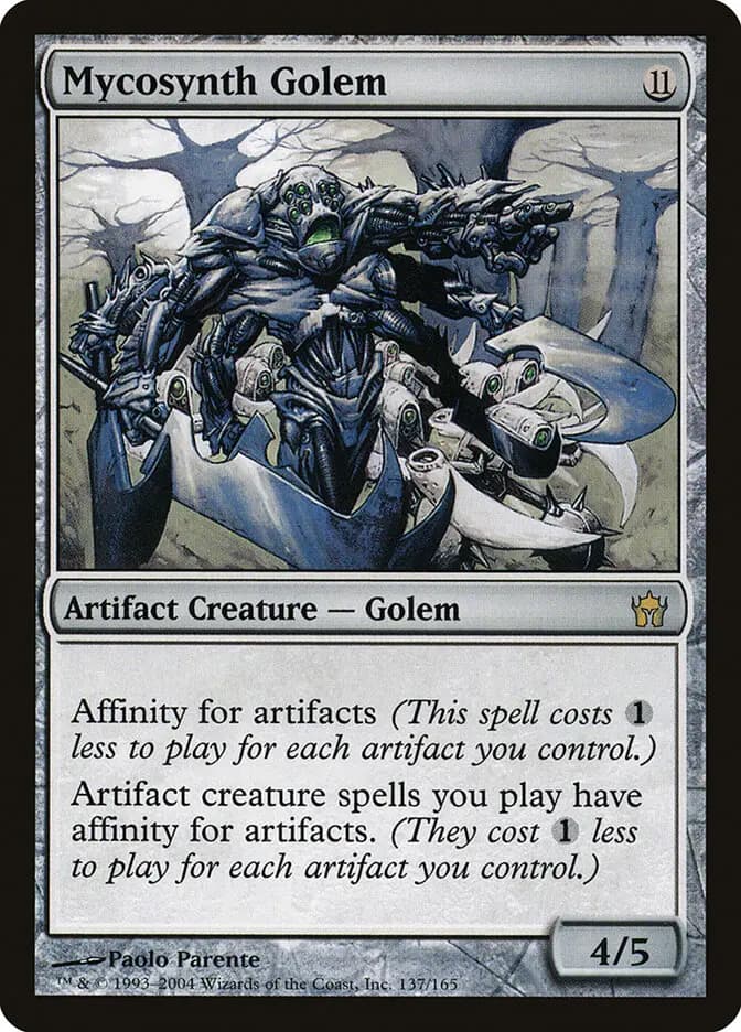 Card image of Mycosynth Golem