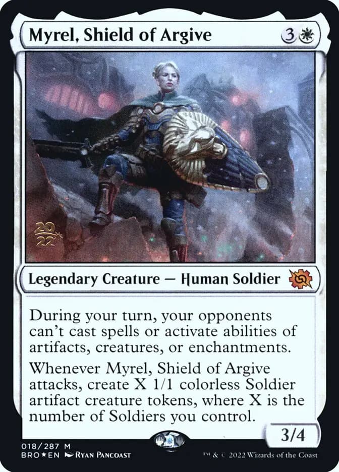 Card image of Myrel, Shield of Argive