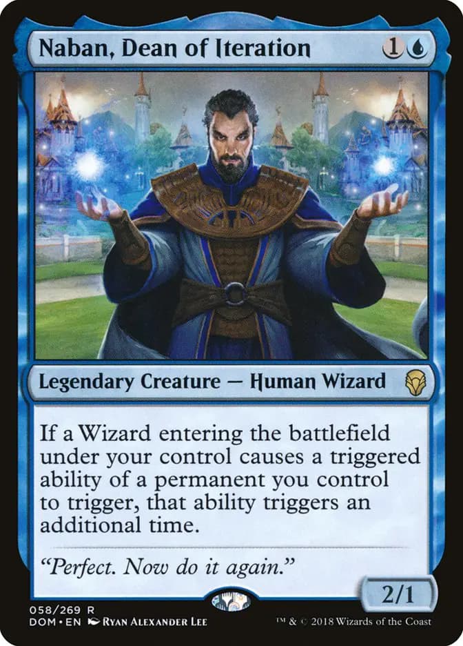 Card image of Naban, Dean of Iteration