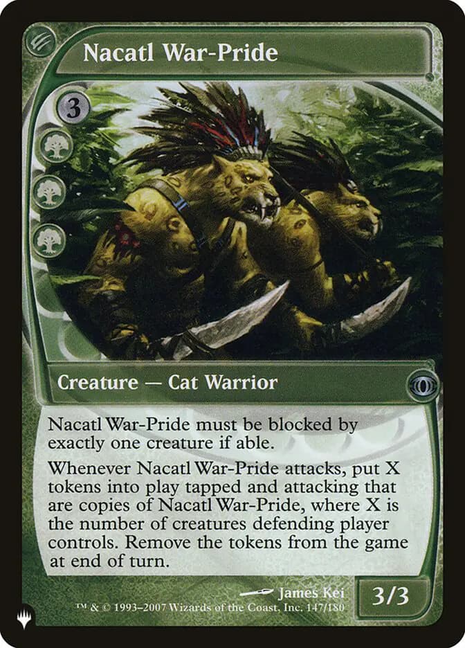 Card image of Nacatl War-Pride
