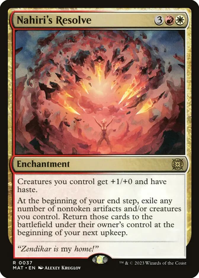 Card image of Nahiri's Resolve