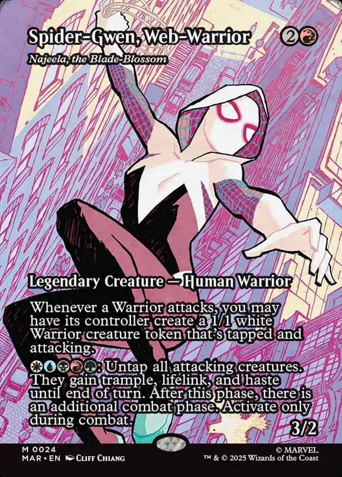 Card image of Najeela, the Blade-Blossom
