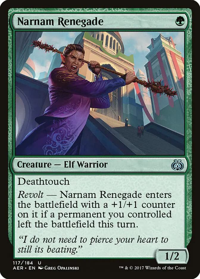 Card image of Narnam Renegade