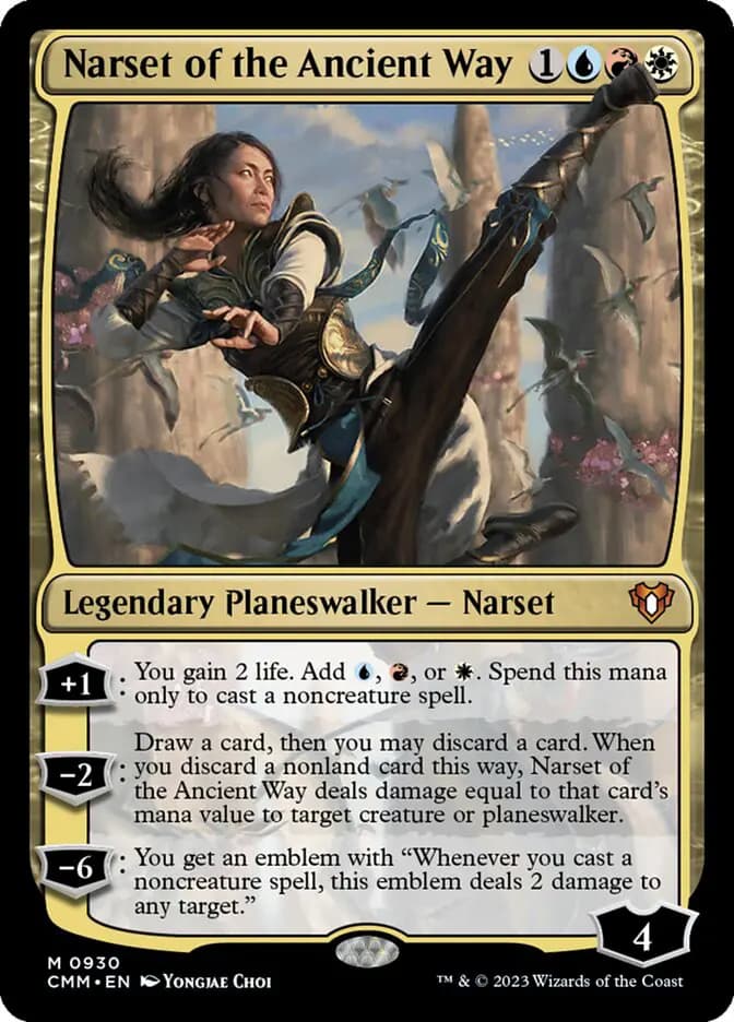 Card image of Narset of the Ancient Way