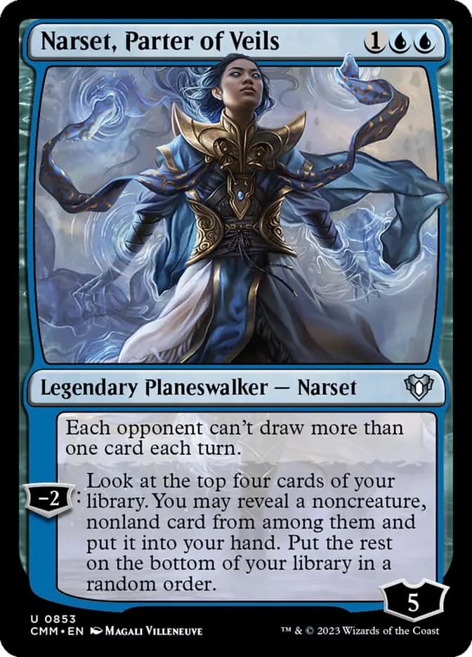 Card image of Narset, Parter of Veils