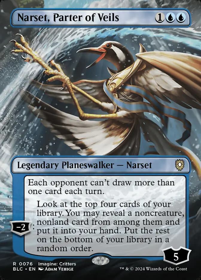 Card image of Narset, Parter of Veils