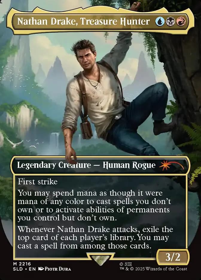 Card image of Nathan Drake, Treasure Hunter