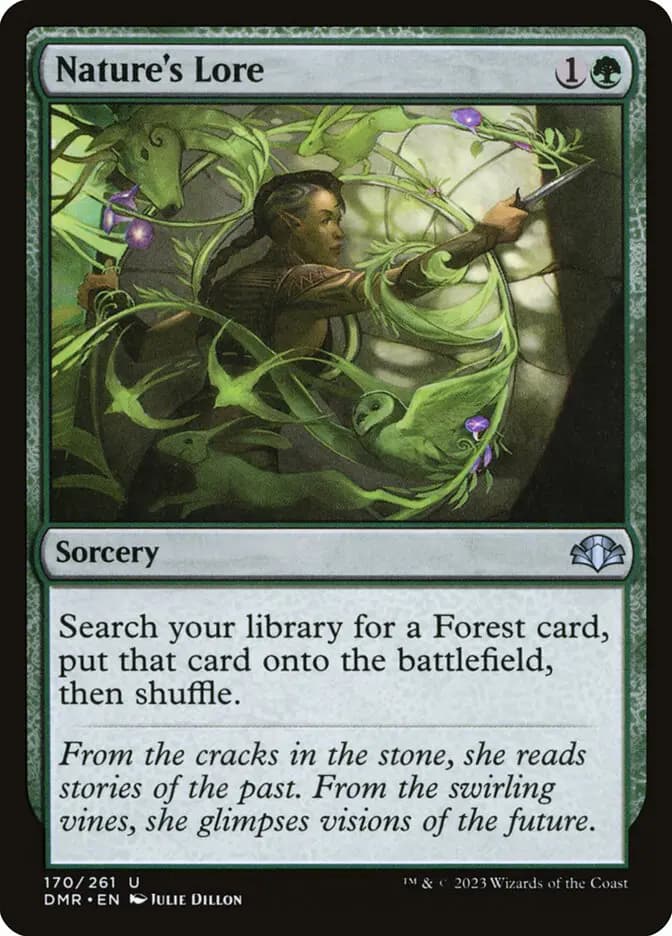Card image of Nature's Lore