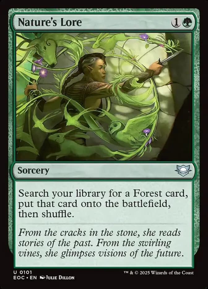 Card image of Nature's Lore