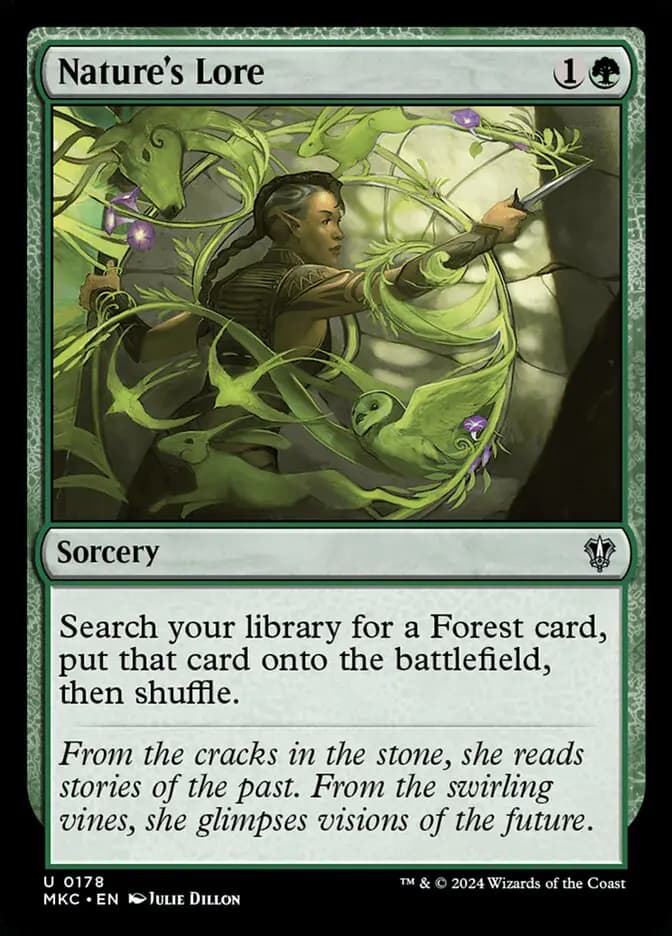 Card image of Nature's Lore