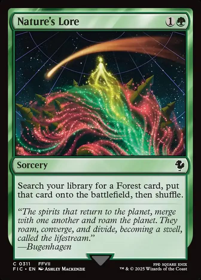 Card image of Nature's Lore