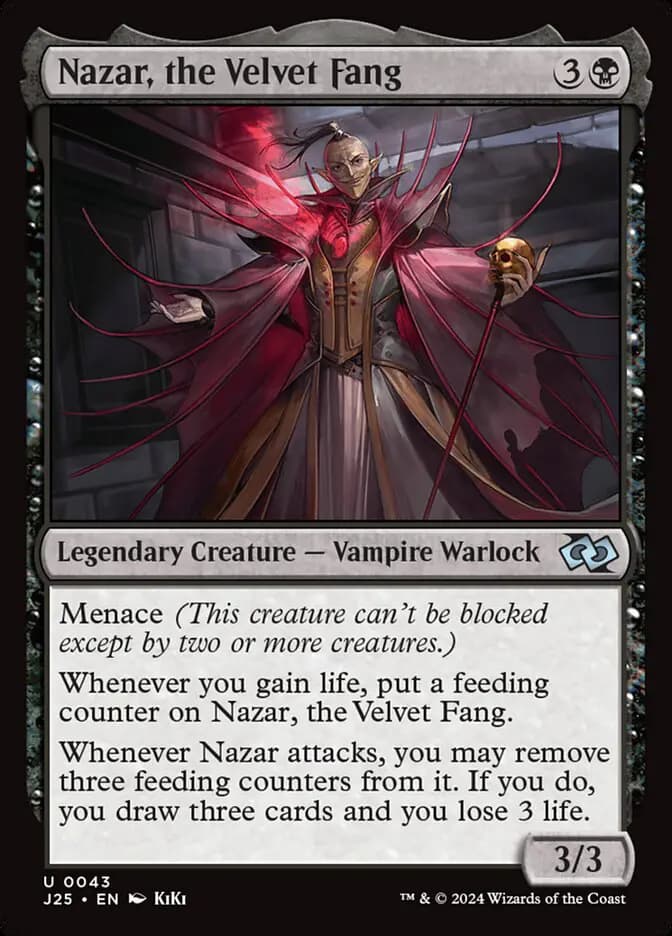 Card image of Nazar, the Velvet Fang