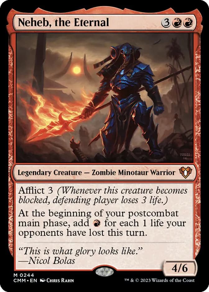 Card image of Neheb, the Eternal