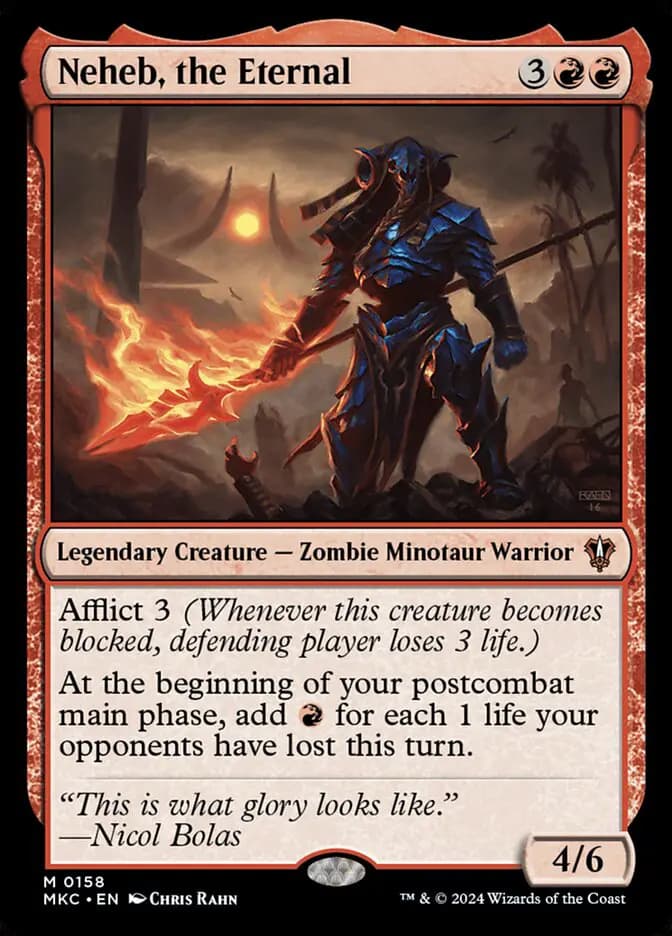 Card image of Neheb, the Eternal