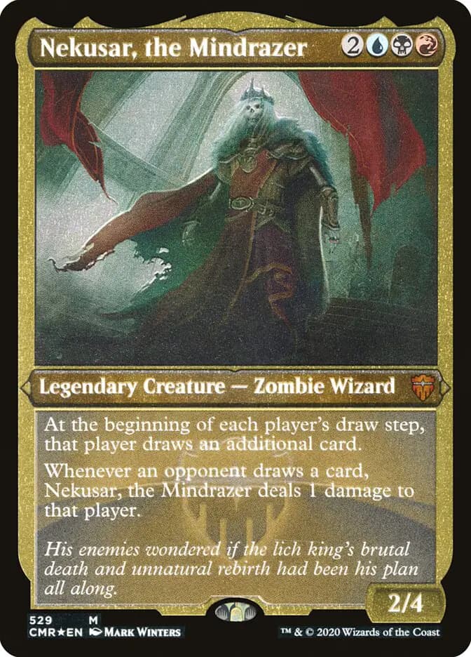 Card image of Nekusar, the Mindrazer