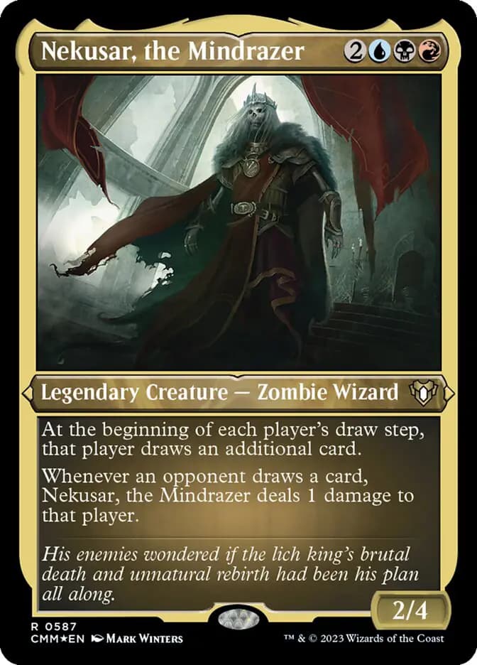 Card image of Nekusar, the Mindrazer