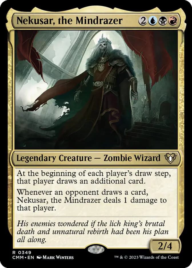Card image of Nekusar, the Mindrazer
