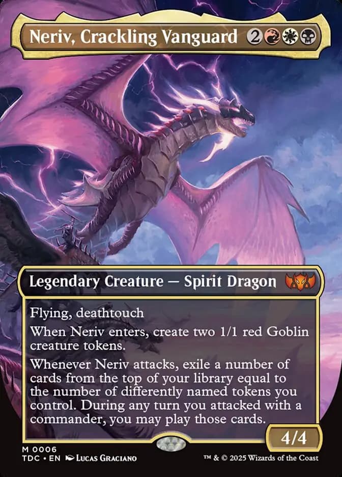 Card image of Neriv, Crackling Vanguard