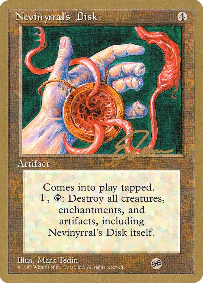 Card image of Nevinyrral's Disk