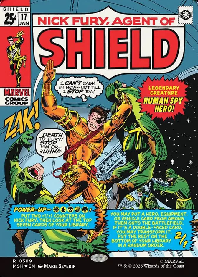 Card image of Nick Fury, Agent of S.H.I.E.L.D.